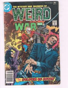 Weird War Tales #54 GD DC Comic Book War Army 1977 DE7