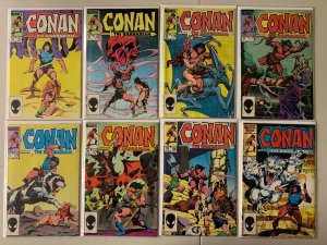 Conan the Barbarian comics lot #166-210 + 3 annuals 46 diff avg 6.0 (1985-88)