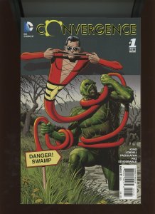 (2015) Convergence #1 - PLASTIC MAN AND SWAMP THING VARIANT COVER! (9.0/9.2)