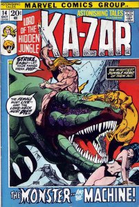 Astonishing Tales #14 VG ; Marvel | low grade comic Ka-Zar