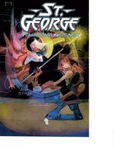 Lot Of 2 St. George Shadowline Sage Epic Comic Book #1 2 KS6