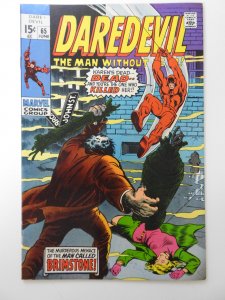 Daredevil #65 (1970) vs Brimstone!! Beautiful VF-NM Condition!