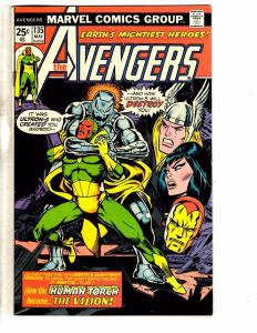 Lot Of 2 Avengers Marvel Comic Books # 135 VF 136 VG Hulk Thor Wasp J233