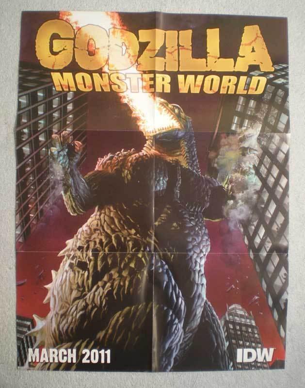 GODZILLA MONSTER WORLD Promo Poster, 18x24, Unused, more in our store 