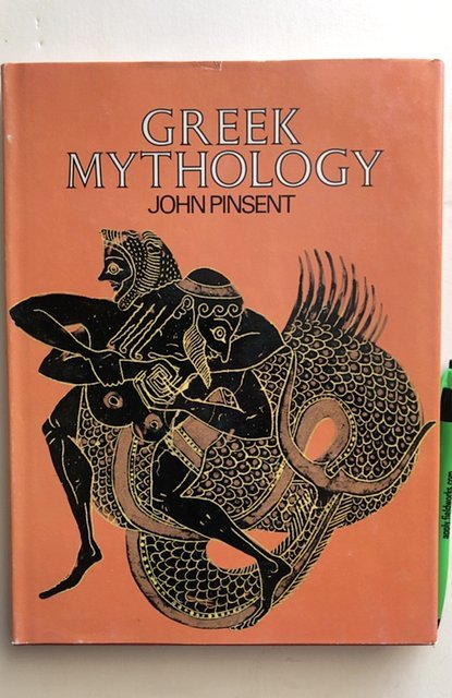 Greek  Mythology by Pinsent 1969 HCDJ mint 140