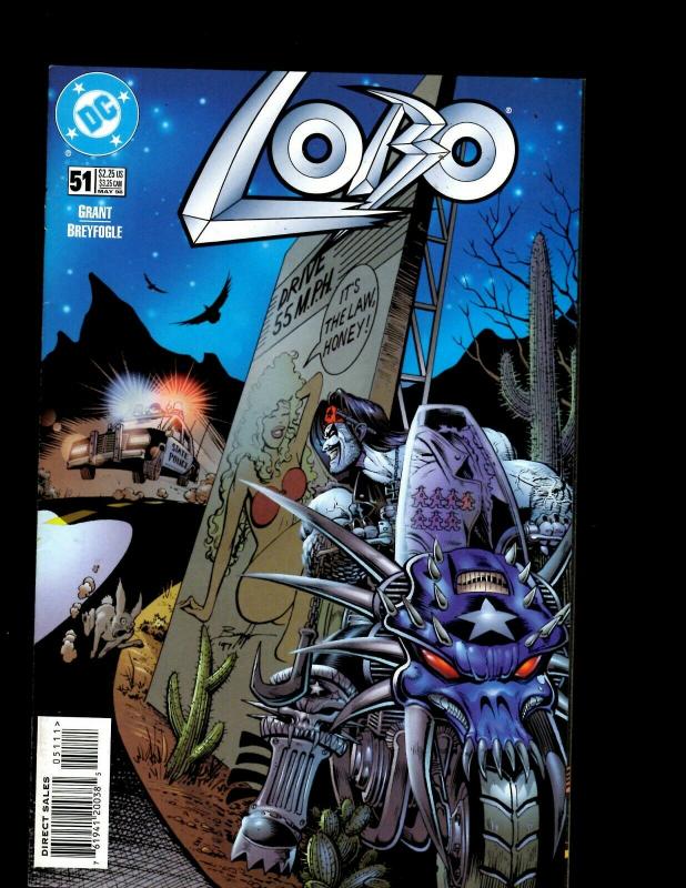 Lot of 12 Lobo DC Comic Books #49 50 51 52 53 54 55 56 57 58 59 60 J407