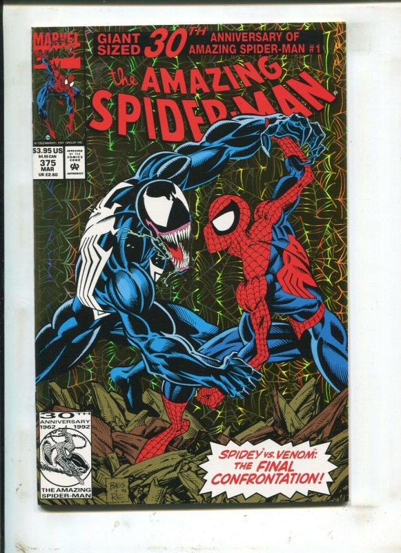 The Amazing Spider-Man #375 - Spidey VS. Venom Foil (9.0) 1995