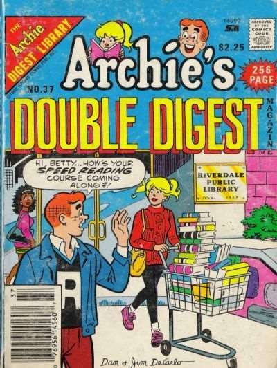 Archie's Double Digest Magazine #37 VG ; Archie | low grade comic Library 256 pa