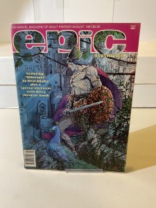 Epic Illustrated #7  1981  F  Barry Windsor Smith Cover! (magazine)