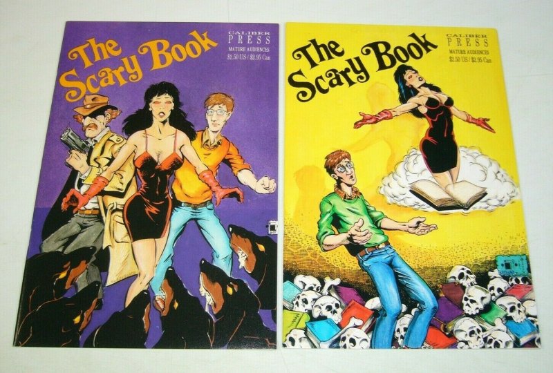 the Scary Book #1-2 VF/NM complete series - caliber comics - indy set lot 