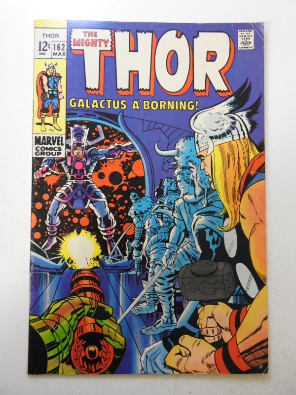 Thor #162 (1969) VG+ Condition moisture stains