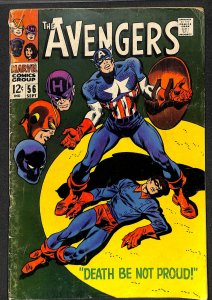 Avengers #56 VG+ 4.5 Marvel Comics Thor Captain America