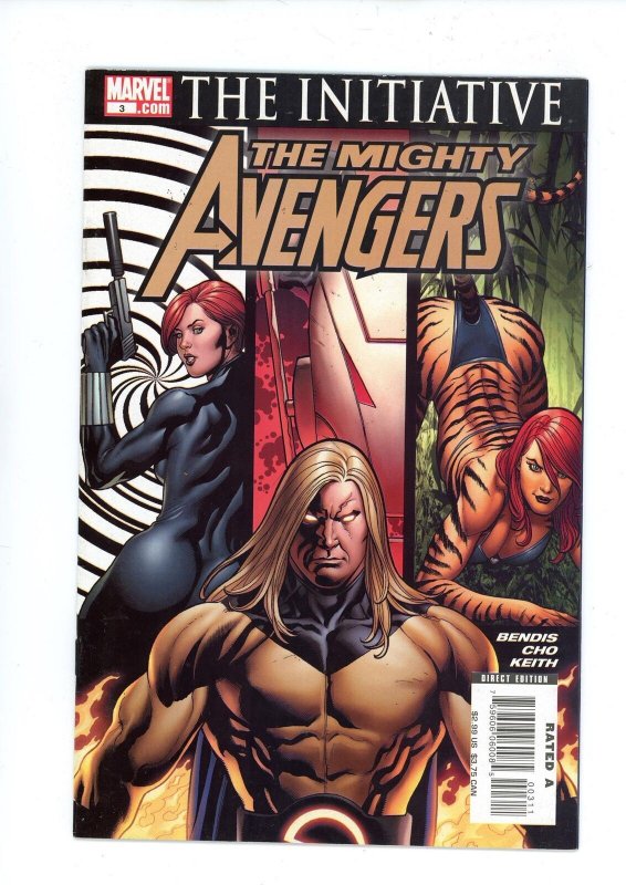 THE MIGHTY AVENGERS #3  (2007) MARVEL COMICS  NM- 