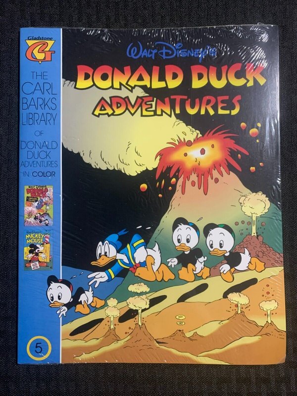 DONALD DUCK ADVENTURES Carl Barks Library #5 SC Gladstone SEALED w/ Card