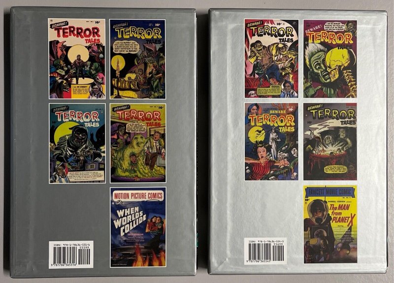 Pre Code Classics Beware Terror Tales Hc Lot Complete Run Vol 1 2 Slipcase Ed Comic Books