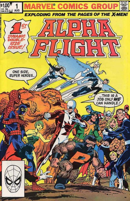 Alpha Flight (1st Series) #1 VF/NM; Marvel | save on shipping - details inside