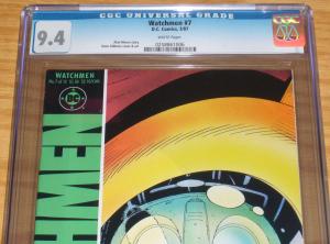 Watchmen #7 CGC 9.4 alan moore - dave gibbons - dc comics 1987