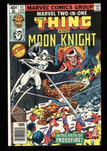 Marvel Two-In-One #52 VF+ 8.5 1st Crossfire!