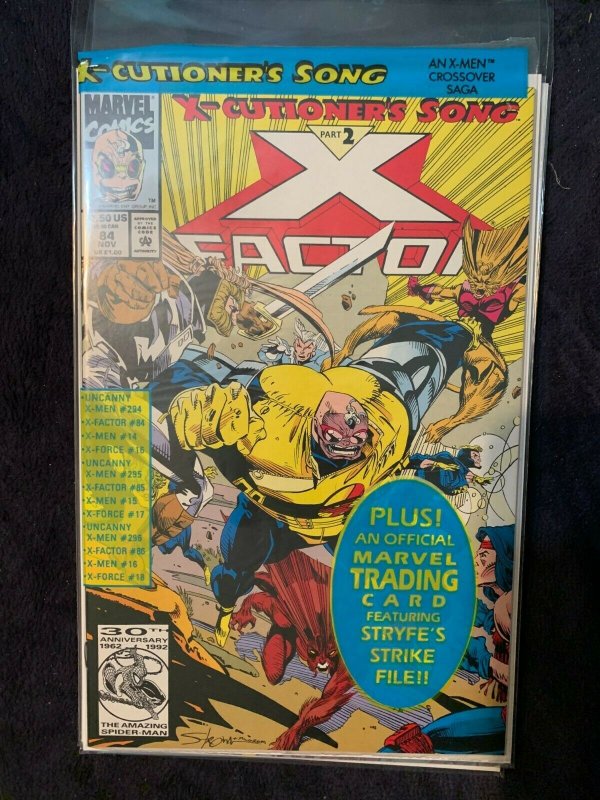X-Factor #84 NM X-Cutioners Song Part 2 POLYBAGGED