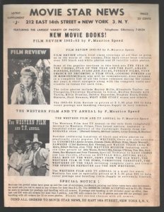 Movie Star News Mail Order Sales Catalog Supplement #L 1960's-Irving Klaw-8 x... 