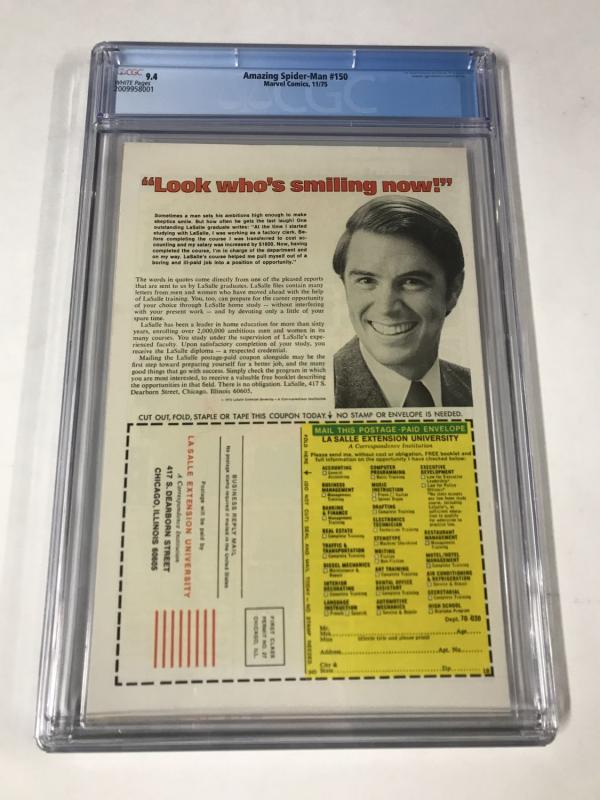 Amazing Spider-Man #150 CGC 9.4