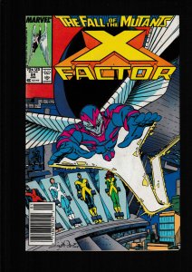 X-Factor #24 Newsstand Edition (1988) VFN / WALTER SIMONSON / 1ST ARCHANGEL