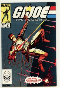 G.I. Joe: A Real American Hero #21 (1984) FIRST PRINTING! SILENT INTERLUDE!