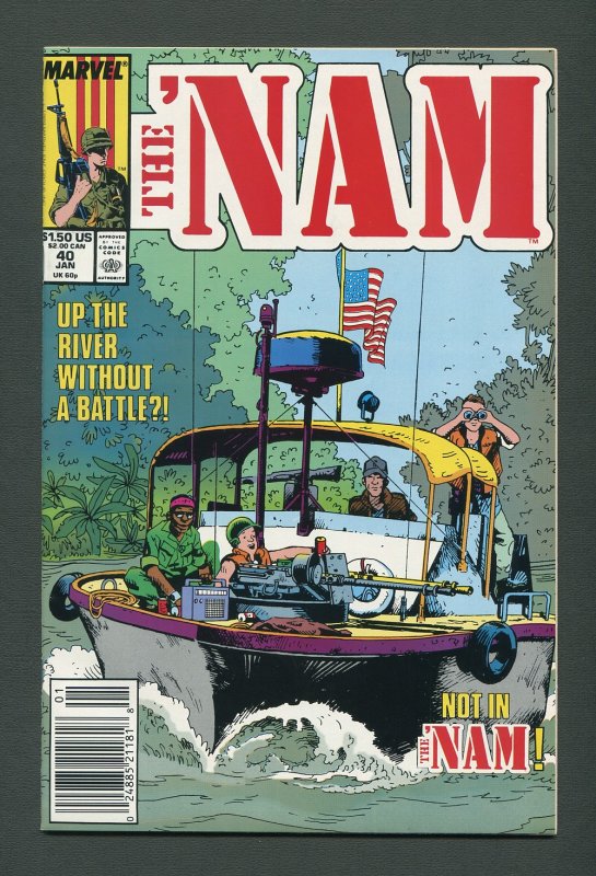 The Nam #40   /  9.4 NM   /  Newsstand / January 1990