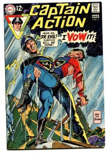 CAPTAIN ACTION #3 comic book 1968-DC COMICS-GIL KANE-WALLY WOOD