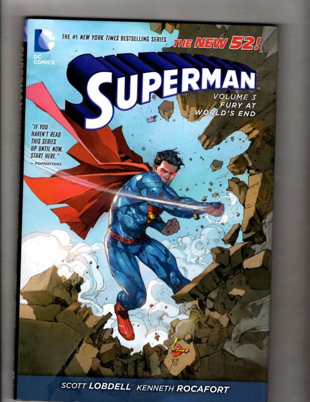 FURY AT WORLD'S END Vol # 3 Superman DC Comics Hardcover Book Graphic Novel J350