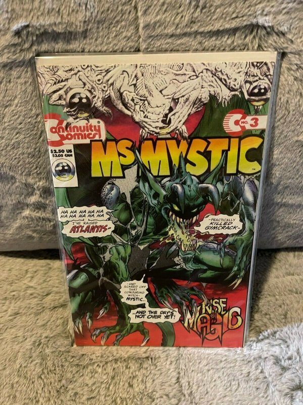 Lot of 4 Books MS MYSTIC Volume 2: #1-4 Continuity Comics 