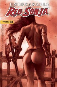 Unbreakable Red Sonja #3G VF/NM ; Dynamite | 1:10 Variant Parrillo