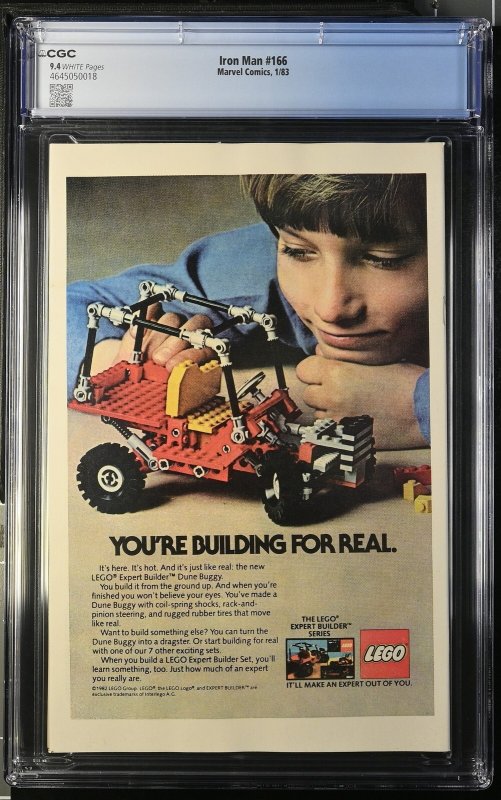 Iron Man #166 (1/83) Graded CGC 9.4