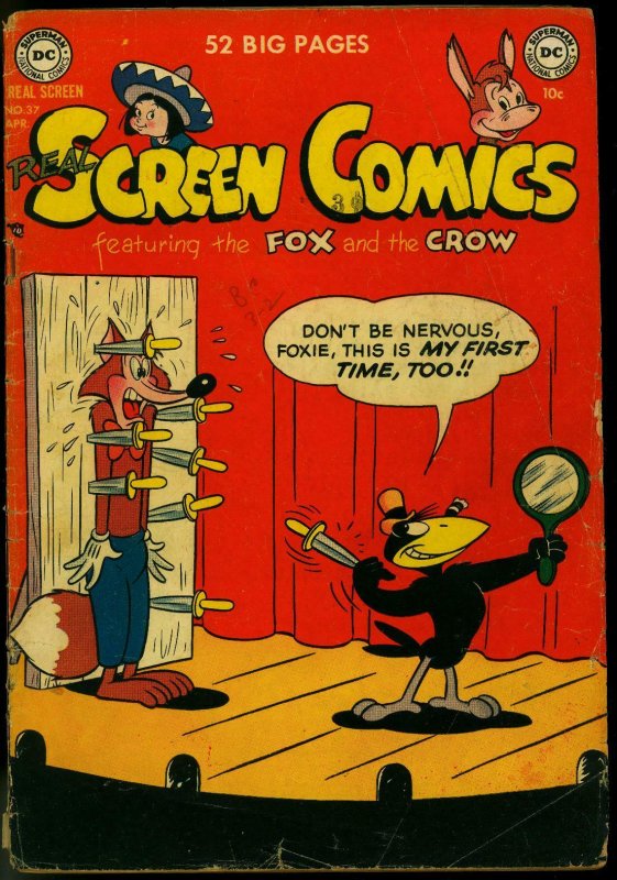 REAL SCREEN COMICS #37 1951-FOX AND CROW FLIPPITY-FLOP FR