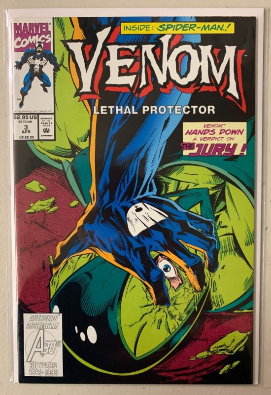 Venom Lethal Protector #3 Marvel (8.0 VF) (1993)