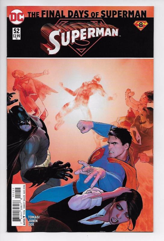 Superman #52 2nd Printing Variant (DC, 2016) VF/NM