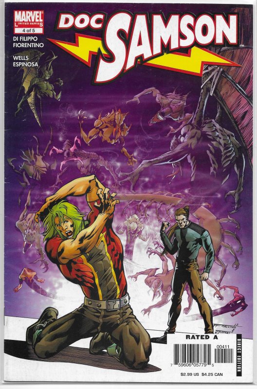 Doc Samson (vol. 2, 2006) #4 of 5 VG Di Filippo/Fiorentino