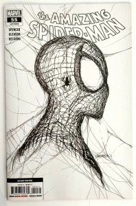 Amazing Spider-Man #55 (LGY 856) Patrick Gleason White Variant
