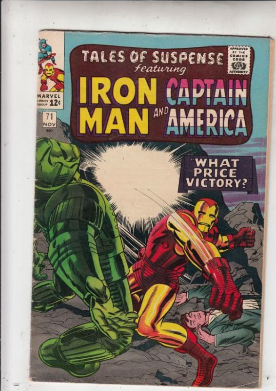 Tales of Suspense #71 (Nov-65) FN/VF Mid-High-Grade Iron Man, Captain America...