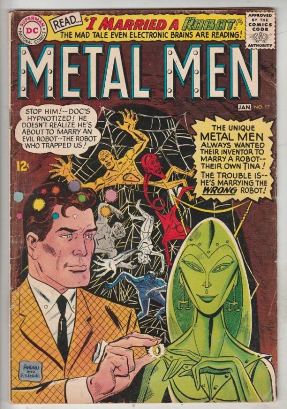 Metal Men #17 (Jan-66) FN/VF Mid-High-Grade Metal Men (Led, Tina, Tin, Gold, ...