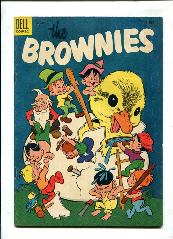 THE BROWNIES #605 1954 DELL (4.5) THE MAGIC CAVE
