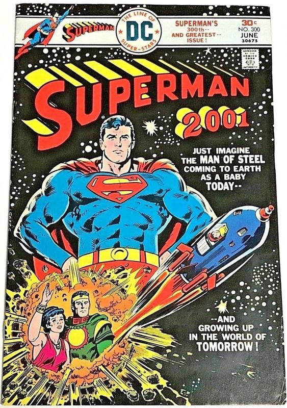 SUPERMAN#300 FN/VF 1976 DC BRONZE AGE COMICS