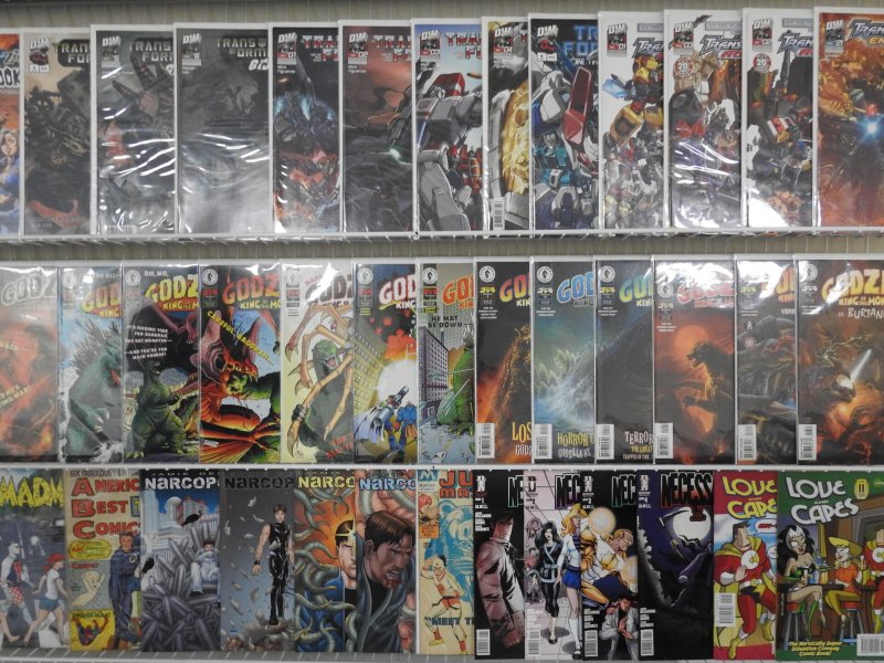 Huge Lot of 140+ Comics W/ G.I. Joe, Godzilla, Transformers Avg. VF+ Condition