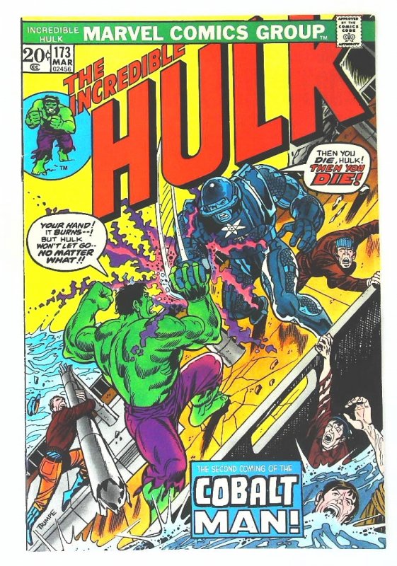 Incredible Hulk (1968 series)  #173, VF+ (Actual scan)