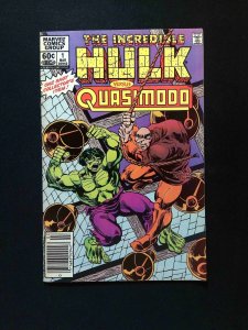 Incredible Hulk vs Quasimodo #1  Marvel Comics 1983 FN/VF NEWSSTAND