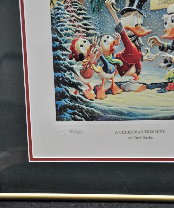 A Christmas Trimming by Carl Barks LTD to 595 - Signed