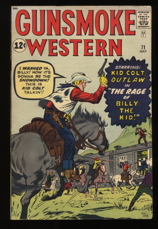 Gunsmoke Western #71 FN+ 6.5 Jack Kirby Dick Ayers Art!