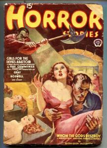 Horror Stories 2/1939-weird menace-pulp-Good Girl Art