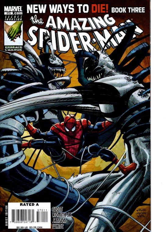 AMAZING SPIDER MAN #570 2ND APP OF ANTI VENOM NMNT $10.00