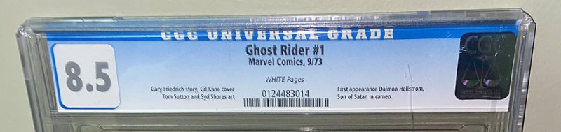 Ghost Rider #1 (CGC 8.5 VFN+) 1st Daimon Hellstrom / August 1973